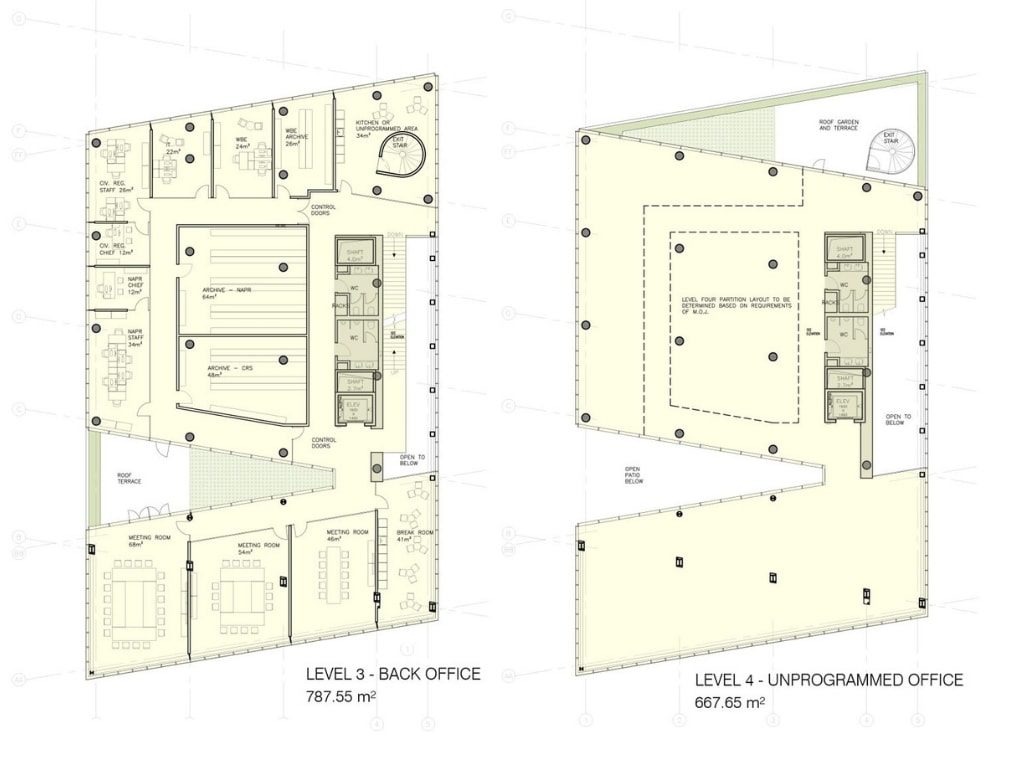 Floor Plans for Poti Public Hall